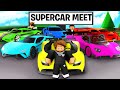 I Hosted a SUPERCAR MEET in Brookhaven RP!