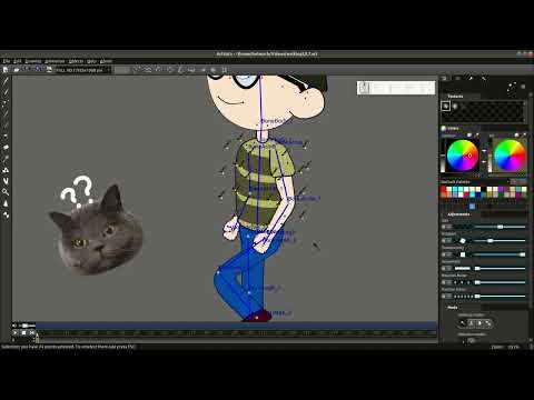 2D Animation Tutorial - How Add Details to A Walking Cycle - Part 3 / 5 thumbnail