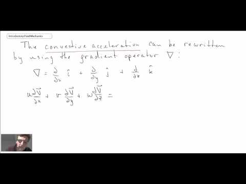 Introductory Fluid Mechanics L1 p6: Acceleration - Material Derivative