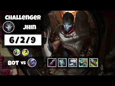 Jhin vs Tristana BR Challenger BOT (6/2/9) - v11.6