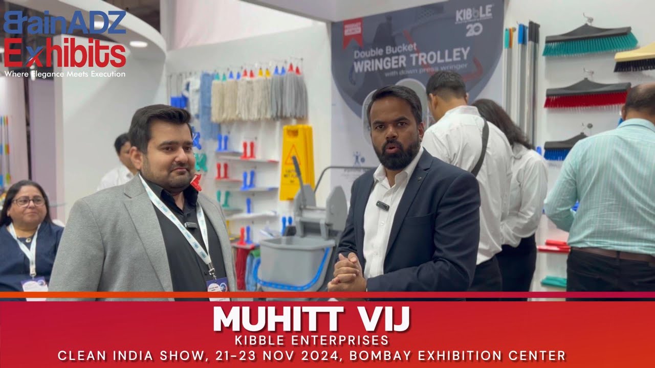 Muhitt Vij Reviews BrainADZ Exhibits' Exceptional Stall Design at Clean India Show 2024