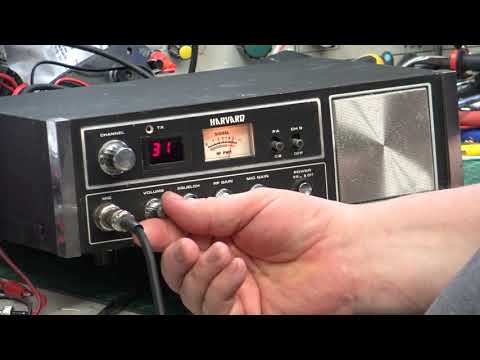 Harvard H404 CB27/81 UK FM Base Station -  On The Air test