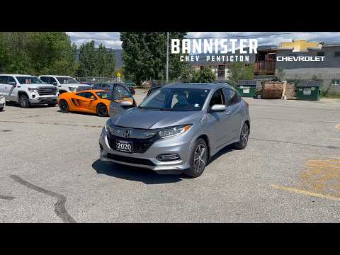 2020 Honda HR-V Touring AWD CVT in Silver for sale at Bannister Chevrolet Penticton in Penticton, BC