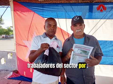 Reconocen a trabajadores azucareros en Bahía Honda. 