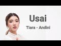 Usai _ Tiara - Andini  ( Lirik - Lagu )