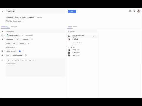 Try This Now! Setup a video call with Hangouts Meet and Google Calendar