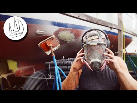 Boatyard Basics: Repairing Our Fiberglass Hull! #SailboatRefit