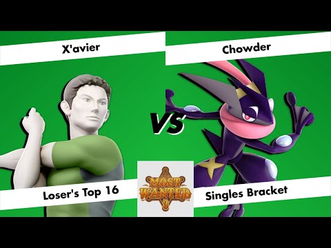 Most Wanted 3 - Loser's Top 16 - X'avier (Wii Fit Trainer) vs Chowder (Greninja)