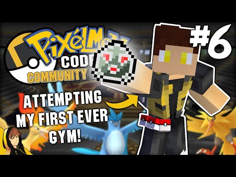 ATTEMPTING MY FIRST GYM!!! | Minecraft - Pixelmon: Code Community Quests [#6]
