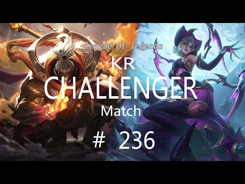 Korea Challenger Match #236/LOL Patch 11.10/Jax  Zoe  Elise  Renekton / 코리아 챌린져 매치