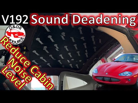 Jaguar XK8 Roof Sound Deadening: Reduce Cabin Noise & Vibrations (V192 XKR/X100) Modurol