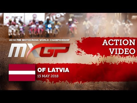 Antonio Cairoli passes Jeremy Seewer - MXGP Qualifying Race   MXGP of Latvia 2018
