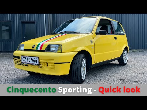 Fiat Cinquecento 1.1 Sporting - a quick look.
