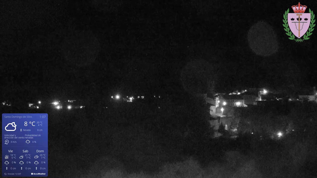 Live webcam view of Santo Domingo de Silos Monastery