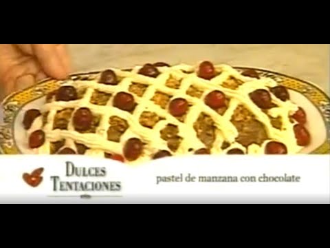 Pastel de manzana con chocolate Hermana Bernarda Dulces tentaciones