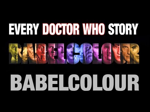 Every Doctor Who Story  -  The First 55 Years - by BabelColour