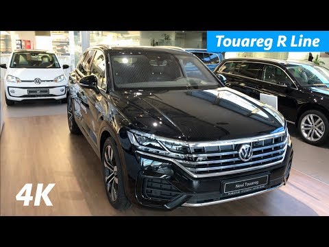 Volkswagen Touareg 2019 R Line package - detail look in 4K