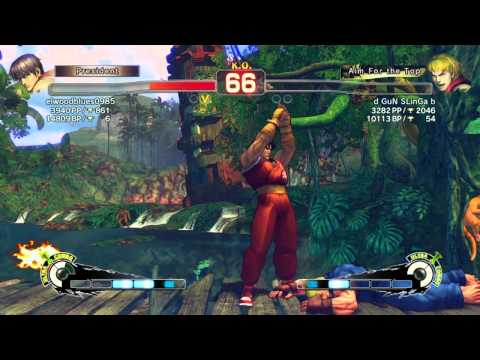 SSF4 AE: elwoodblues0985 (Guy) vs d GuN SLinGa b (Ken)