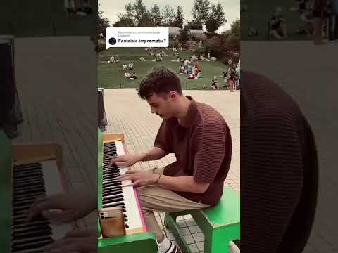 Playing Fantaisie-Impromptu in public after one month without a piano ?!