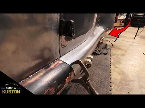 Crazy Shape Made With CHEAP TOOLS Running Board Covers - 1939 Lincoln Zephyr 3W Conversion
