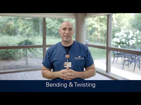 Bending, Lifting, Twisting Restrictions for Recovery after Neck Surgery