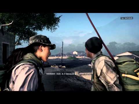 Battlefield 4 amazing moments on campaign, Tashgar Dam Ending. Bon voyage!