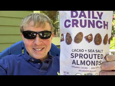 Review of Daily Crunch Cacao + Sea Salt Sprouted Almonds