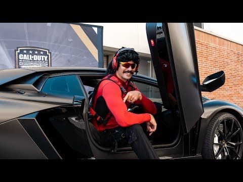 DrDisrespect at the Call of Duty World League Championship