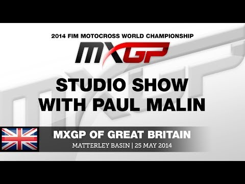 MXGP of Great Britain 2014 Studio Show ft Dylan Ferrandis, Antonio Cairoli - Motocross
