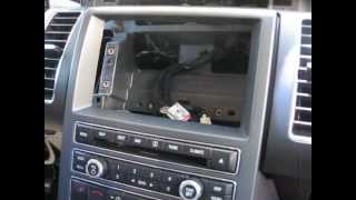 How to Remove Radio / Navigation / Display from 2011 Ford Flex for Repair.