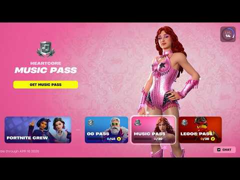 Chappell Roan FREE and Paid Rewards - Fortnite Festival Pass All Pages showcase