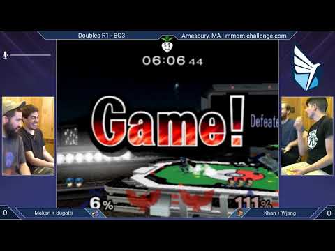MMOM Bi-Monthly 12 SSBM - Makari/Bugatti (Red) vs. Khan/Wjang (Blue) - Melee Doubles WR1