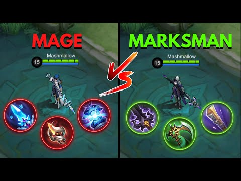 mage vs marksman build silvanna