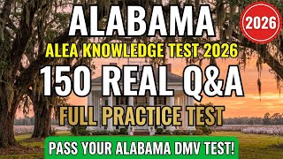Alabama DMV Permit Practice Test 2026 — 150 Real ALEA Questions You MUST KNOW!