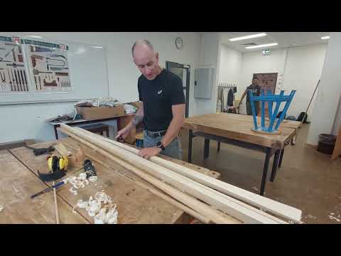 Grönlandpaddel selber bauen Schulprojekt der Martin-Niemöller-Schule Riedstadt