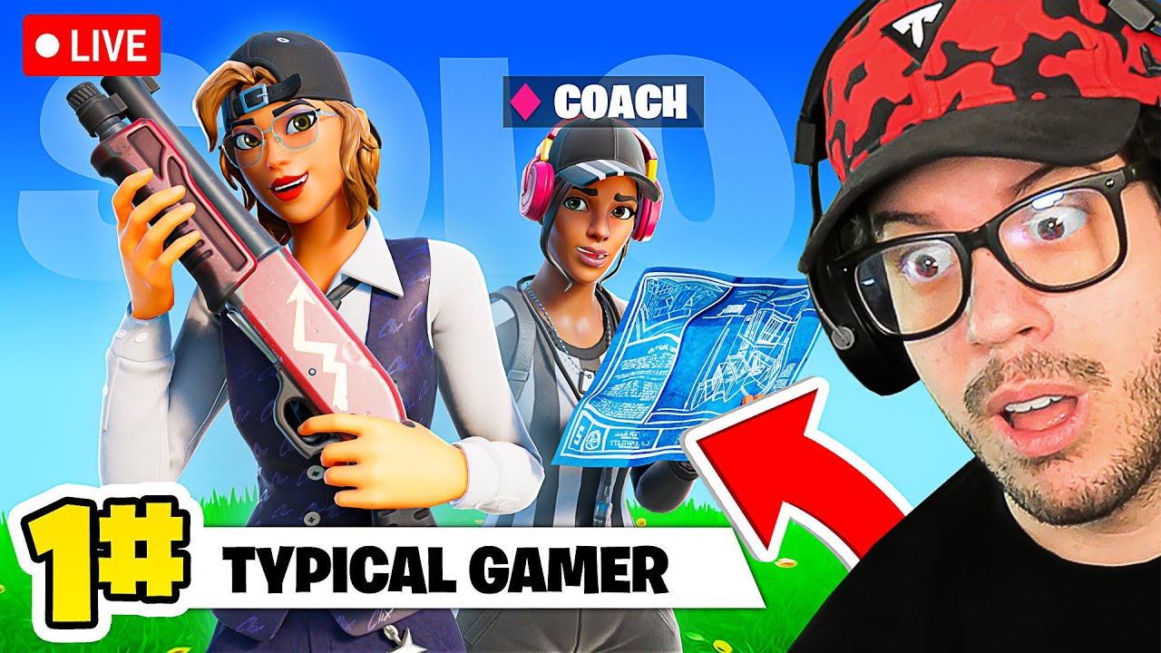 🔴LIVE! - SOLO CASH CUP FINALS with LIVE COACH! (Fortnite)