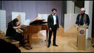 山田耕筰「粉屋念仏」、バリトン：井口達 (Kosaku Yamada "Konayanenbutsu", Bariton: Tohru Iguchi)