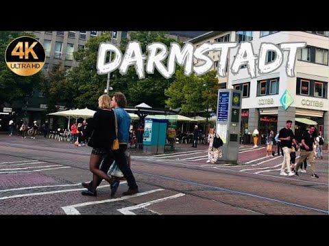 Darmstadt, Alemanha, passeio a pé pela cidade 🚶‍♀️|| Cidade Alemã