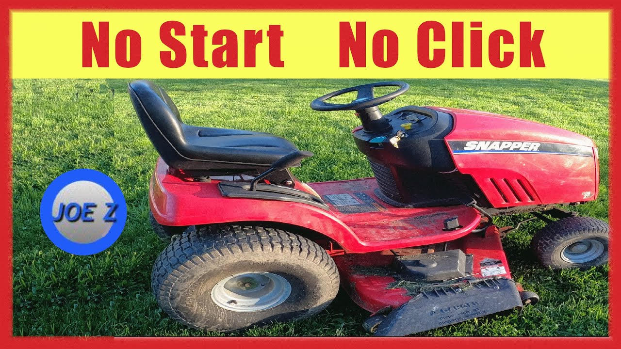 Watch video Lawn Mower No Start, No Click Now Lawn Mower No Start, No Click