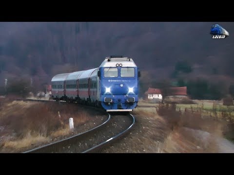 Jimmy 64-1363-2 & IR1833 Iași-Timișoara Nord in Negreni pe Seară/on Evening - 01 January 2019