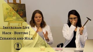 Instagram Life Hack Experiments Part 1: Ceramics and Milk