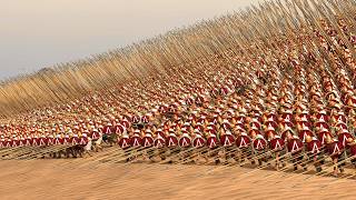 19.200 SPARTAN PHALANX vs 38.000 ELITE ARCHERS - Total War ROME 2