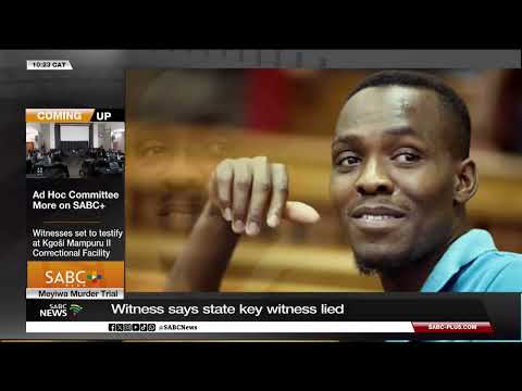 Senzo Meyiwa Murder Trial l  Zungu says state's key witness lied