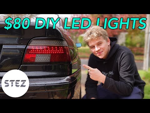 $80 LED taillights BUILT FROM SCRATCH (E39 BMW 5 Series)