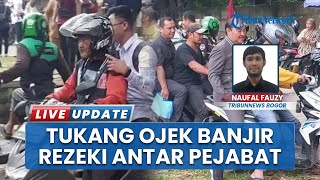 Rezeki Nomplok Driver Ojek di Sentul, Dapat Tip setelah Antar Pejabat ke Rakornas di SICC Bogor