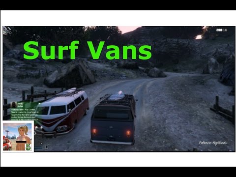 GTA V Online PC : Surfboard Van