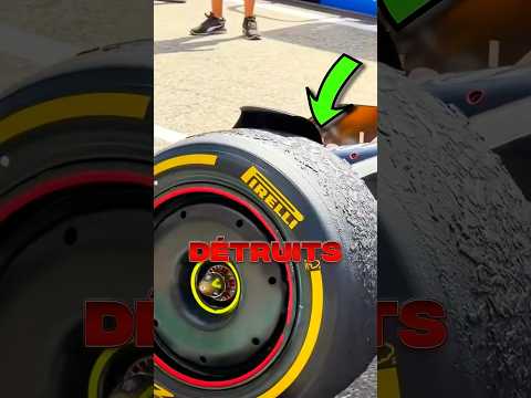 Pourquoi les pneus de F1 ont l’air détruits après une course ? 🤔
