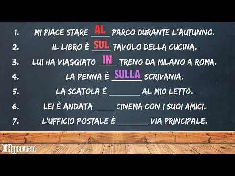 Italian how to use prepositions | Practice quiz | Complete the sentence | Learn italian free lessons