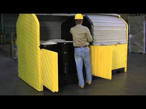 Outdoor Spill Containment - Ultra-Hard Top P8 - UltraTech International, Inc. 904-288-8195