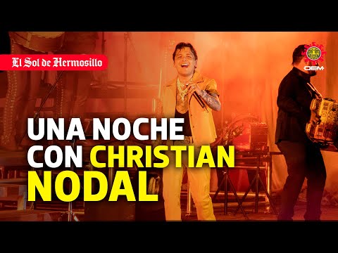 Christian Nodal puso a cantar a los hermosillenses durante la ExpoGan 2024
